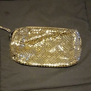 Gold Sequin Clutch Bag